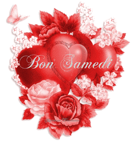 Gif animé Bon samedi coeur